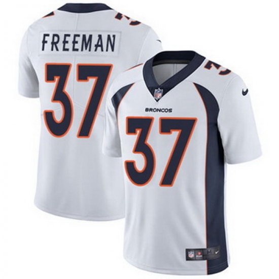 Nike Broncos #37 Royce Freeman White Mens Stitched NFL Vapor Untouchable Limited Jersey Nike Broncos #37 Royce Freeman White Mens Stitched NFL Vapor Untouchable Limited Jersey