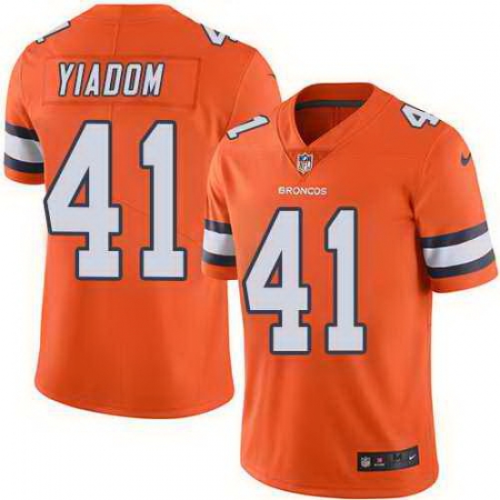 Nike Broncos 41 Isaac Yiadom Orange Color Rush Limited Jersey Nike Broncos 41 Isaac Yiadom Orange Color Rush Limited Jersey