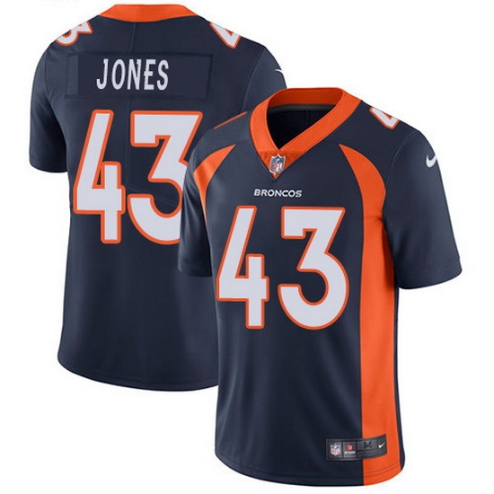 Nike Broncos 43 Joe Jones Navy Blue Alternate Men Stitched NFL Vapor Untouchable Limited Jersey Nike Broncos 43 Joe Jones Navy Blue Alternate Men Stitched NFL Vapor Untouchable Limited Jersey