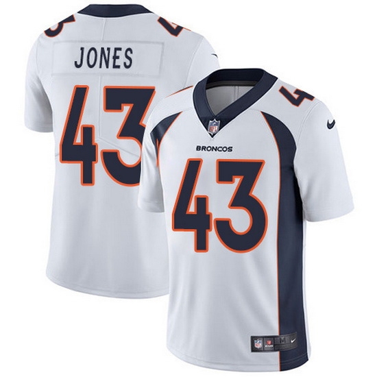 Nike Broncos 43 Joe Jones White Men Stitched NFL Vapor Untouchable Limited Jersey Nike Broncos 43 Joe Jones White Men Stitched NFL Vapor Untouchable Limited Jersey