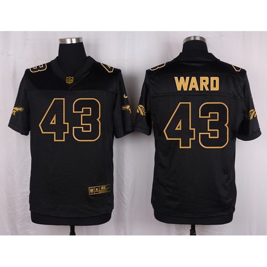 Nike Broncos #43 T J Ward Black Mens Stitched NFL Elite Pro Line Gold Collection Jersey Nike Broncos #43 T J Ward Black Mens Stitched NFL Elite Pro Line Gold Collection Jersey
