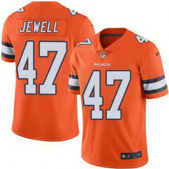 Nike Broncos 47 Josey Jewell Orange Color Rush Limited Jersey Nike Broncos 47 Josey Jewell Orange Color Rush Limited Jersey