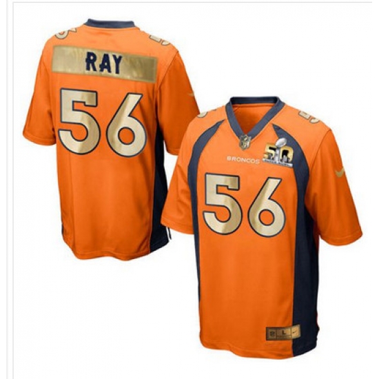 Nike Broncos #56 Shane Ray Orange Team Color Mens Stitched NFL Game Super Bowl 50 Collection Jersey Nike Broncos #56 Shane Ray Orange Team Color Mens Stitched NFL Game Super Bowl 50 Collection Jersey