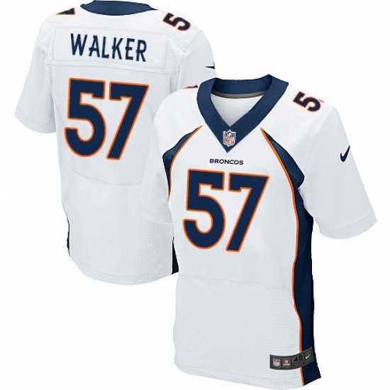 Nike Broncos #57 Demarcus Walker White Mens Stitched NFL New Elite Jersey Nike Broncos #57 Demarcus Walker White Mens Stitched NFL New Elite Jersey