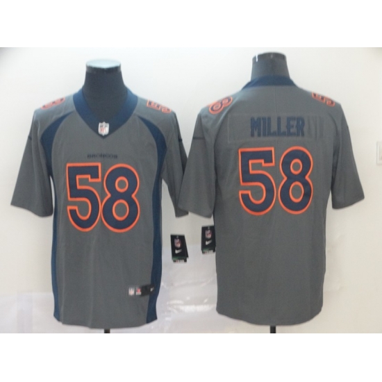 Nike Broncos 58 Von Miller Gray Inverted Legend Limited Jersey Nike Broncos 58 Von Miller Gray Inverted Legend Limited Jersey
