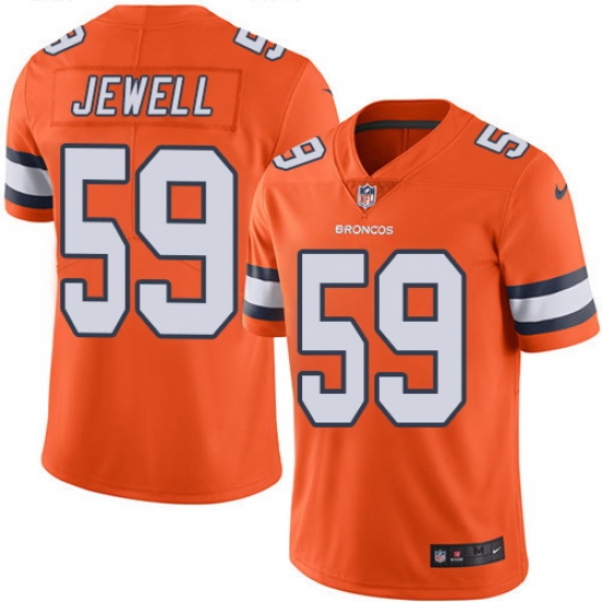 Nike Broncos #59 Josey Jewell Orange Mens Stitched NFL Limited Rush Jersey Nike Broncos #59 Josey Jewell Orange Mens Stitched NFL Limited Rush Jersey