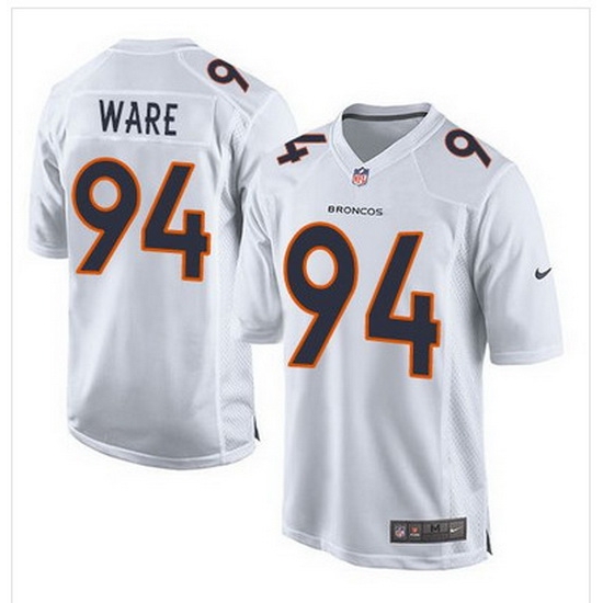 Nike Broncos #94 DeMarcus Ware White Mens Stitched NFL Game Event Jersey Nike Broncos #94 DeMarcus Ware White Mens Stitched NFL Game Event Jersey