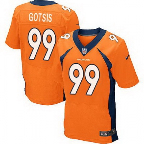 Nike Broncos #99 Adam Gotsis Orange Team Color Mens Stitched NFL New Elite Jersey Nike Broncos #99 Adam Gotsis Orange Team Color Mens Stitched NFL New Elite Jersey
