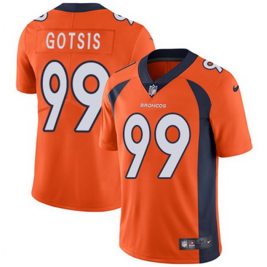 Nike Broncos #99 Adam Gotsis Orange Team Color Mens Stitched NFL Vapor Untouchable Limited Jersey Nike Broncos #99 Adam Gotsis Orange Team Color Mens Stitched NFL Vapor Untouchable Limited Jersey
