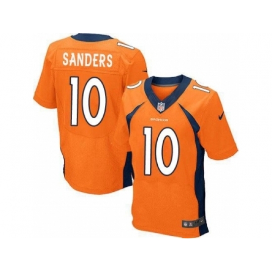 Nike Denver Broncos 10 Emmanuel Sanders Orange Elite NFL Jersey Nike Denver Broncos 10 Emmanuel Sanders Orange Elite NFL Jersey