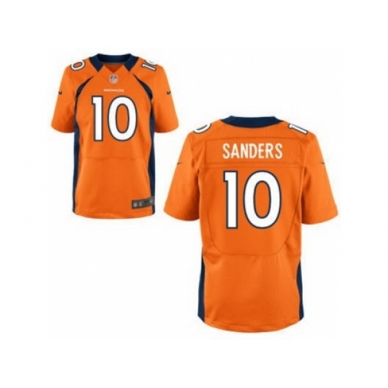 Nike Denver Broncos 10 Emmanuel Sanders Orange Game NFL Jersey Nike Denver Broncos 10 Emmanuel Sanders Orange Game NFL Jersey