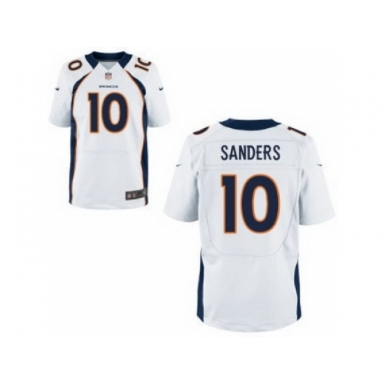 Nike Denver Broncos 10 Emmanuel Sanders White Game NFL Jersey Nike Denver Broncos 10 Emmanuel Sanders White Game NFL Jersey