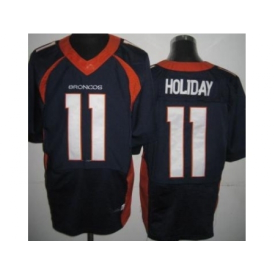Nike Denver Broncos 11 Trindon Holliday Blue Elite NFL Jersey Nike Denver Broncos 11 Trindon Holliday Blue Elite NFL Jersey