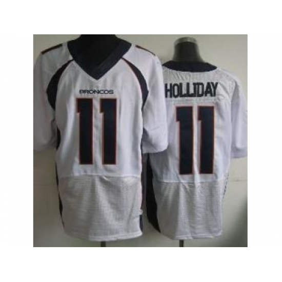 Nike Denver Broncos 11 Trindon Holliday White Elite NFL Jersey Nike Denver Broncos 11 Trindon Holliday White Elite NFL Jersey