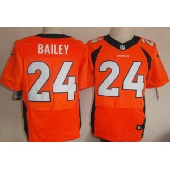 Nike Denver Broncos 24 Champ Bailey Orange Elite NFL Jersey Nike Denver Broncos 24 Champ Bailey Orange Elite NFL Jersey