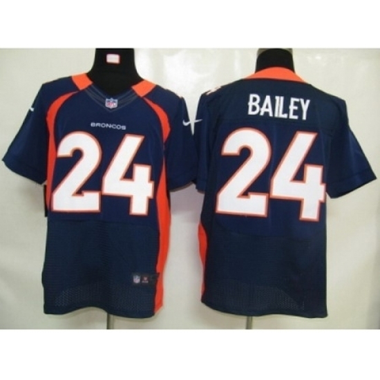 Nike Denver Broncos 24 Champ Bailey blue Elite NFL Jersey Nike Denver Broncos 24 Champ Bailey blue Elite NFL Jersey