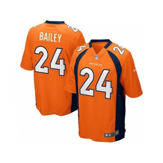 Nike Denver Broncos 24 Champ Bailey orange Game NFL Jersey Nike Denver Broncos 24 Champ Bailey orange Game NFL Jersey