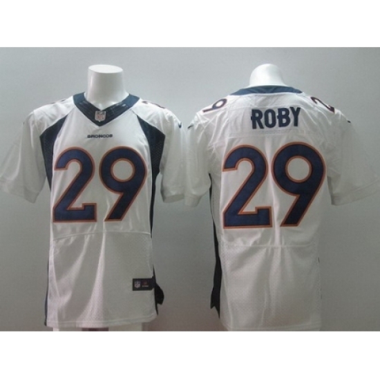 Nike Denver Broncos 29 Bradley Roby White Elite NFL Jersey Nike Denver Broncos 29 Bradley Roby White Elite NFL Jersey