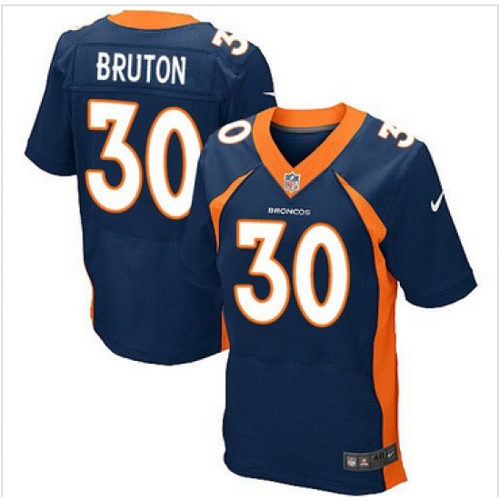 Nike Denver Broncos #30 David Bruton Navy Blue Alternate Mens Stitched NFL New Elite Jersey Nike Denver Broncos #30 David Bruton Navy Blue Alternate Mens Stitched NFL New Elite Jersey