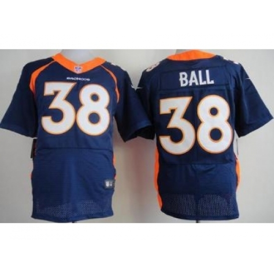 Nike Denver Broncos 38 Montee Ball Blue Elite NFL Jersey Nike Denver Broncos 38 Montee Ball Blue Elite NFL Jersey
