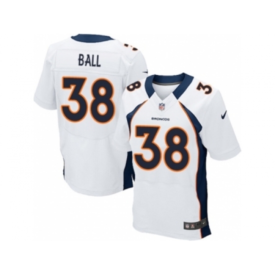 Nike Denver Broncos 38 Montee Ball White Elite NFL Jersey Nike Denver Broncos 38 Montee Ball White Elite NFL Jersey