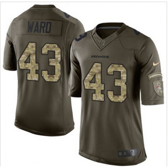 Nike Denver Broncos #43 T J Ward Green Men 27s Stitched NFL Limited Salute To Service Jersey Nike Denver Broncos #43 T J Ward Green Men 27s Stitched NFL Limited Salute To Service Jersey