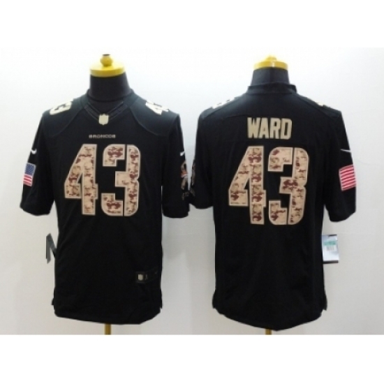 Nike Denver Broncos 43 T.J. Ward black Limited Salute to Service NFL Jersey Nike Denver Broncos 43 T.J. Ward black Limited Salute to Service NFL Jersey