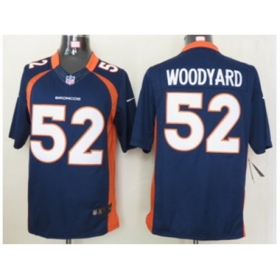 Nike Denver Broncos 52 Wesley Woodyard Blue Limited NFL Jersey Nike Denver Broncos 52 Wesley Woodyard Blue Limited NFL Jersey