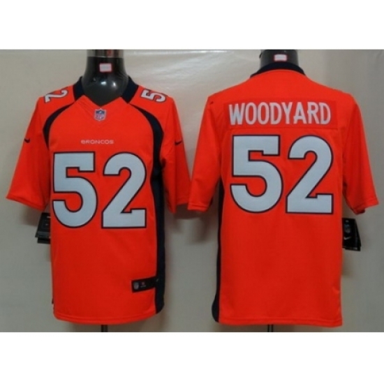 Nike Denver Broncos 52 Wesley Woodyard Orange Limited NFL Jersey Nike Denver Broncos 52 Wesley Woodyard Orange Limited NFL Jersey