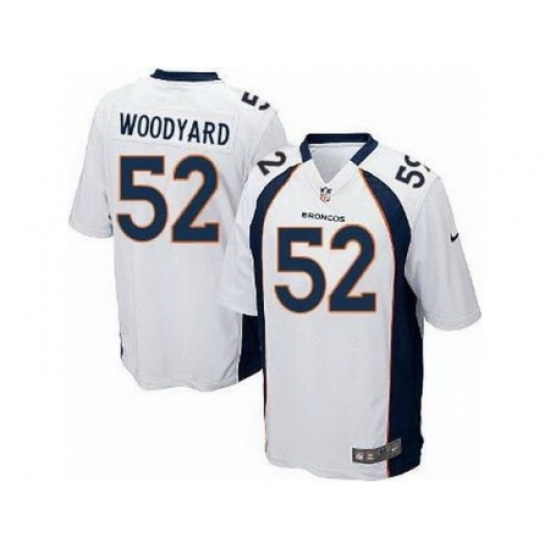 Nike Denver Broncos 52 Wesley Woodyard White Game NFL Jersey Nike Denver Broncos 52 Wesley Woodyard White Game NFL Jersey