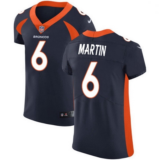 Nike Denver Broncos 6 Sam Martin Navy Blue Alternate Men Stitched NFL New Elite Jersey Nike Denver Broncos 6 Sam Martin Navy Blue Alternate Men Stitched NFL New Elite Jersey