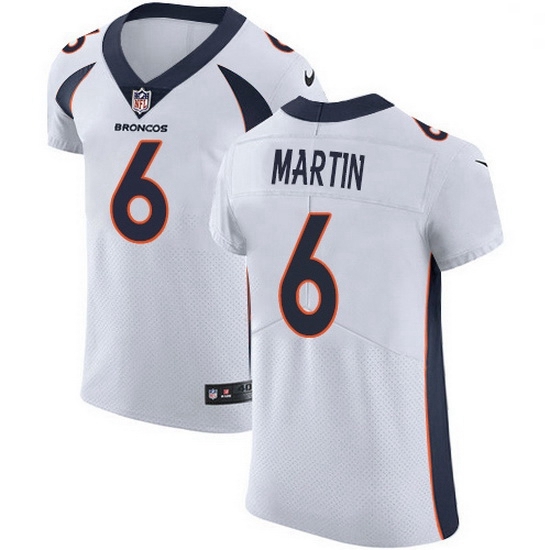 Nike Denver Broncos 6 Sam Martin White Men Stitched NFL New Elite Jersey Nike Denver Broncos 6 Sam Martin White Men Stitched NFL New Elite Jersey