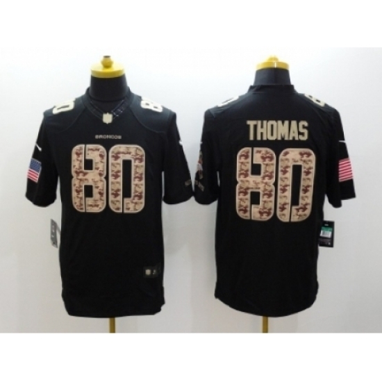 Nike Denver Broncos 80 Julius Thomas black Limited Salute to Service NFL Jersey Nike Denver Broncos 80 Julius Thomas black Limited Salute to Service NFL Jersey