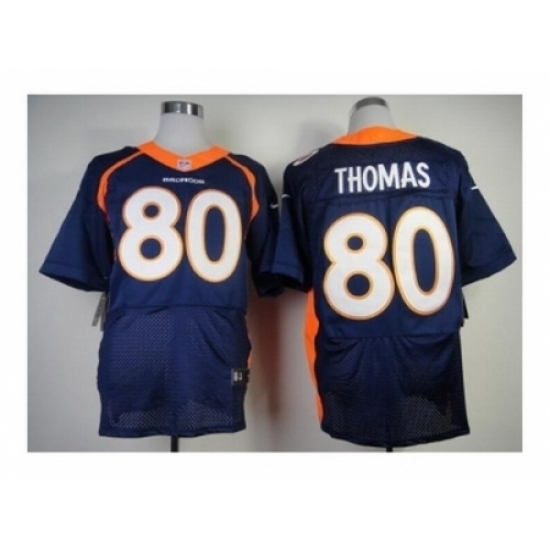 Nike Denver Broncos 80 Julius Thomas blue Elite NFL Jersey Nike Denver Broncos 80 Julius Thomas blue Elite NFL Jersey