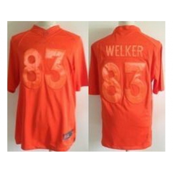 Nike Denver Broncos 83 Wes Welker Full Orange Limited NFL Jersey Nike Denver Broncos 83 Wes Welker Full Orange Limited NFL Jersey