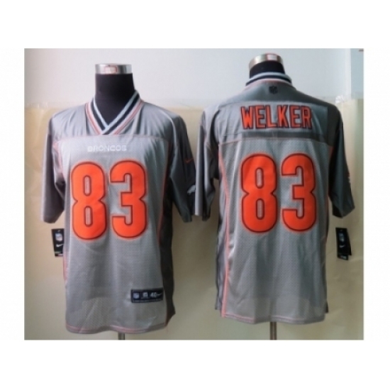 Nike Denver Broncos 83 Wes Welker Grey Elite Vapor NFL Jersey Nike Denver Broncos 83 Wes Welker Grey Elite Vapor NFL Jersey
