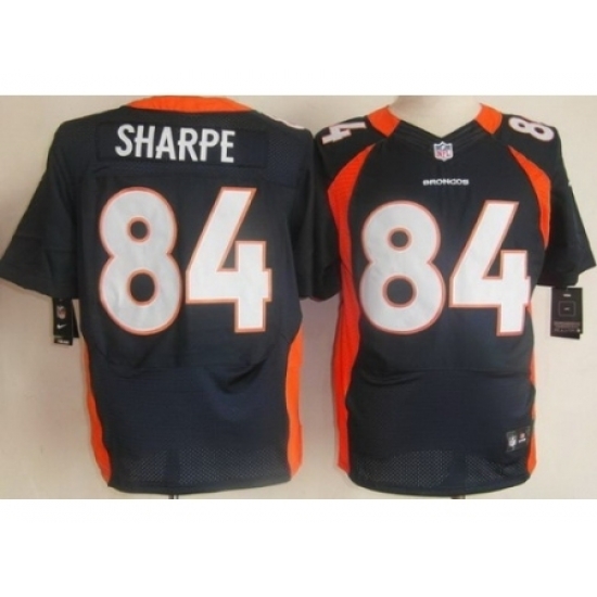 Nike Denver Broncos 84 Shannon Sharpe Blue Elite NFL Jersey Nike Denver Broncos 84 Shannon Sharpe Blue Elite NFL Jersey