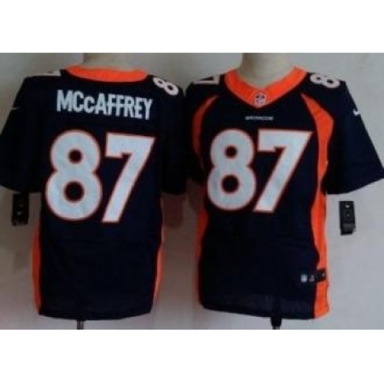 Nike Denver Broncos 87 Ed McCaffrey Blue Elite NFL Jersey Nike Denver Broncos 87 Ed McCaffrey Blue Elite NFL Jersey