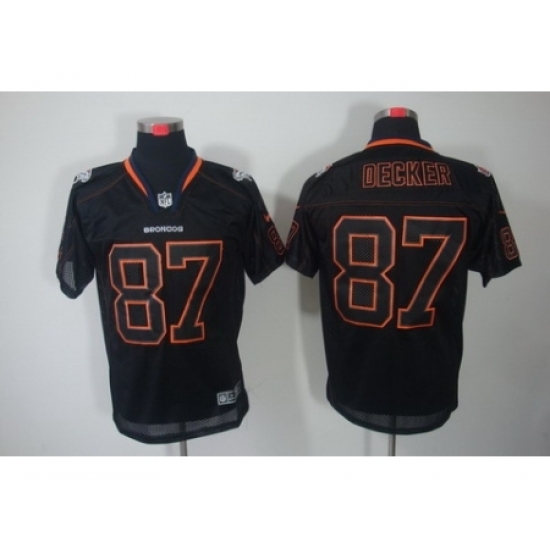 Nike Denver Broncos 87 Eric Decker Black Elite Lights Out NFL Jersey Nike Denver Broncos 87 Eric Decker Black Elite Lights Out NFL Jersey