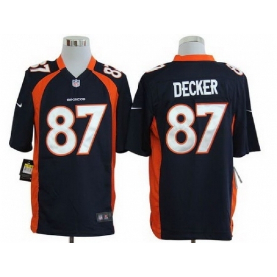 Nike Denver Broncos 87 Eric Decker Blue Game NFL Jersey Nike Denver Broncos 87 Eric Decker Blue Game NFL Jersey