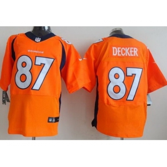 Nike Denver Broncos 87 Eric Decker Orange Elite NFL Jersey Nike Denver Broncos 87 Eric Decker Orange Elite NFL Jersey
