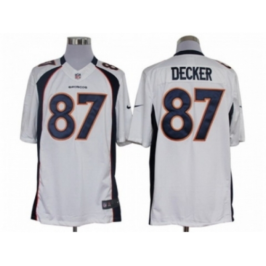 Nike Denver Broncos 87 Eric Decker White Limited NFL Jersey Nike Denver Broncos 87 Eric Decker White Limited NFL Jersey