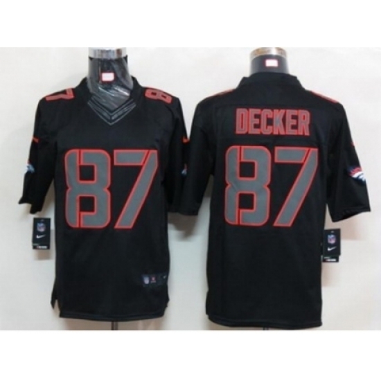 Nike Denver Broncos 87 Eric Decker black Limited Impact NFL Jersey Nike Denver Broncos 87 Eric Decker black Limited Impact NFL Jersey