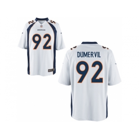 Nike Denver Broncos 92 Elvis Dumervil white Game NFL Jersey Nike Denver Broncos 92 Elvis Dumervil white Game NFL Jersey