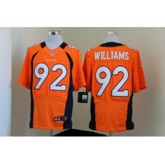 Nike Denver Broncos 92 Sylvester Williams orange Elite NFL Jersey Nike Denver Broncos 92 Sylvester Williams orange Elite NFL Jersey