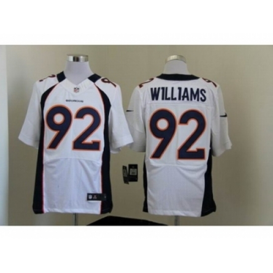 Nike Denver Broncos 92 Sylvester Williams white Elite NFL Jersey Nike Denver Broncos 92 Sylvester Williams white Elite NFL Jersey