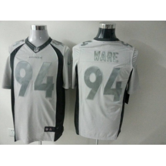 Nike Denver Broncos 94 DeMarcus Ware White Game Platinum NFL Jersey Nike Denver Broncos 94 DeMarcus Ware White Game Platinum NFL Jersey