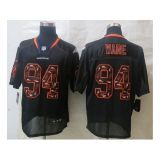 Nike Denver Broncos 94 DeMarcus Ware black Elite Lights Out Fashion NFL Jersey Nike Denver Broncos 94 DeMarcus Ware black Elite Lights Out Fashion NFL Jersey