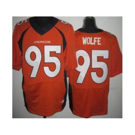 Nike Denver Broncos 95 Derek Wolfe Orange Elite NFL Jersey Nike Denver Broncos 95 Derek Wolfe Orange Elite NFL Jersey