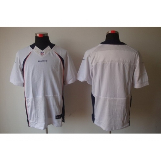 Nike Denver Broncos Blank White Elite NFL Jersey Nike Denver Broncos Blank White Elite NFL Jersey